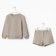 Kidsa (sweatshirt, shorts) minku, gray color, height 110 cm