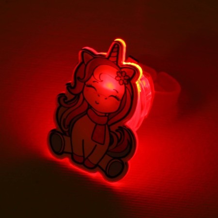 Ring with a spark "Unicorn" 3x3x3 cm-3