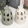 Candlestick ceramics 1 candle "Cell with flower" MIX 14x8x8 cm