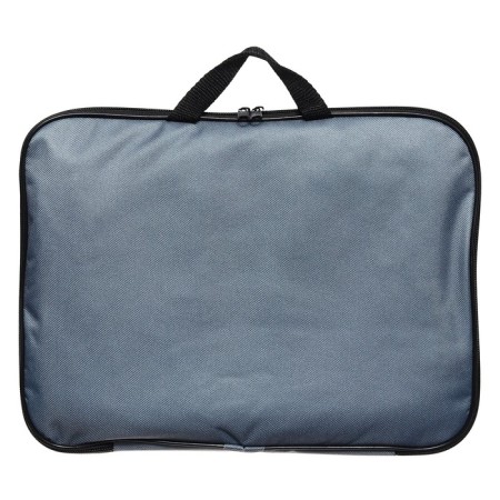 Folder with handles Textile A4, 350 x 270 x 20 mm, calligrata "office", nylon 600D, two -tone Kant, gray-2