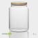 Glass Bank for bulk products with bamboo lid Bellatenero "Eco", 3 l, 14.5 × 21 cm