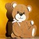 Kashpo "Mishutka" Small, 13.5x7x16.5 cm, oak, brown