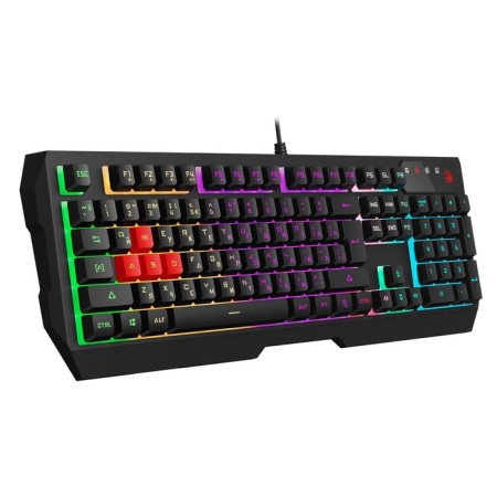 Keyboard A4Tech Bloody B140N Black USB Multimedia for Gamer LED-1