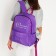 Backpack School Textile Dreams Come True, purple color, 38 x 12 x 30 cm