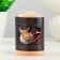 Candle - Aromatic CAPUCHINO CILINDRAR, 5.6x8 cm
