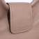 Load bag with zipper, external pocket, long belt, dark beige color