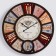 Wall watches, series: loft, "Nottingham", smooth move, D-60 cm