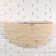 Washing table, 80 × 43.5cm, from pine, semicircular