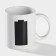 Homeleon mug ceramic shade “Energy charge”, 350 ml, white color