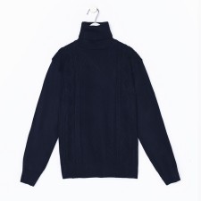 Sweater for the boy, the color is blue, height is 116-122 cm