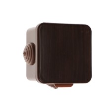 Distributive box Luazon Lighting, 65x65x45 mm, IP54, Out., Sub., Membr., Oak color