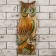 Wall panel "two owls" 48x20x2.5 cm