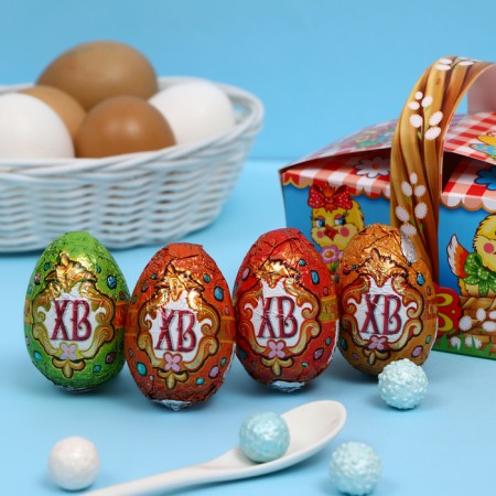 Confectionery "Basket with eggs" set, 60 g