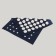 Iplikator-river, the basis of Spanbond, 70 modules, 32 × 26 cm, dark-blue/white color