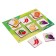 Loto large "vegetables and fruits" (48 wooden chips + 8 cards + bag)