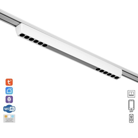 SLAM SLIM SLIM "Line Track44" LED 24W 3000K-6000K 48V CRI90 White 3.2x3.8x44.6cm 990943