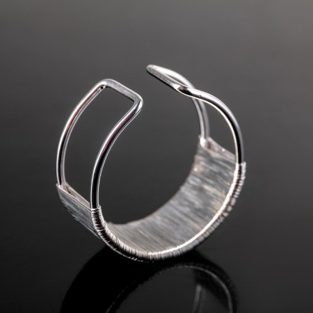 Ring for napkins "Aurora", 4.5 × 2 cm, silver color-2