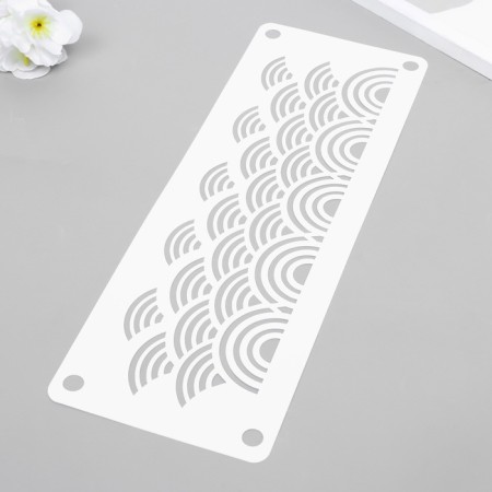 Stencil of stencil "pattern" 11x32 cm-2