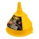 Plastic funnel Denzel, 160 mm with a metal sieve, impotion and flexible tip 9880