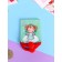 Hair gum "Pupsenok", set 2 pcs., Strawberry, 3.5 cm, red