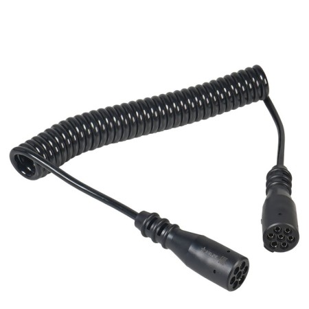 AIRLINE trailer cable, 24V, type-n 7 contacts 4.5 m, cast-1