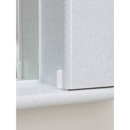 SLRACKAL CASHER for the bathroom "Argo", color white marble-3