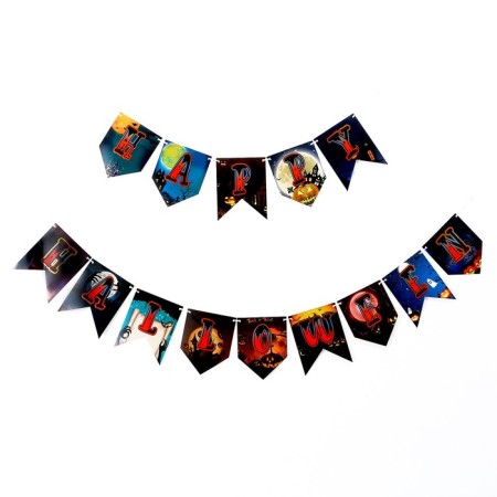Girland "Halloween" 14 flags-1