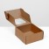 The box is self -assembly, with a window, craft, 19 x 19 x 9 cm, set 5 pcs.