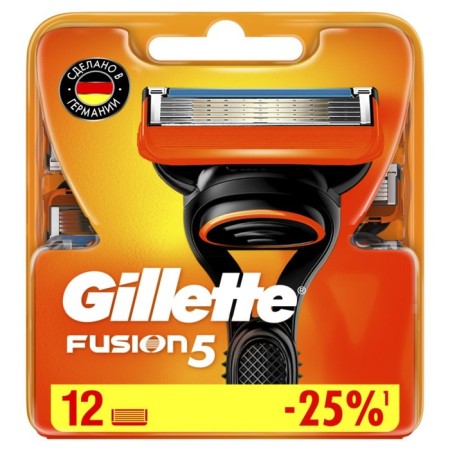 Replaceable shaving cassettes Gillette Fusion, 12 pcs.-10