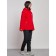 Ski costume female winter, size 44, red color