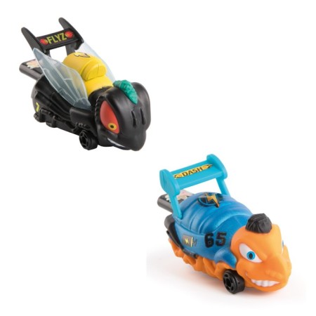 Set of game Bugs Racings "Race beetles. Wasp and Fly "with two cars-4