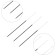 Manual needles Black Sharps, No. 9, White Ear, 20 pcs