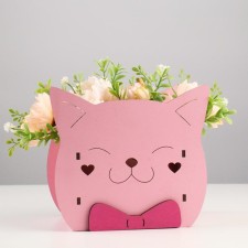 Kashpo wooden for flowers and gifts 