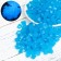 Aquarium decorative baby, luminous, 9 - 13 mm, 200 g, blue