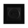 Single Tot Glossy Glass, 10 A, hidden, without salary, glass, black