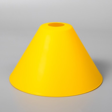Plaphon "cone" E27 yellow 25x25x15cm