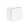 TDM switch "Cottage" folk, 10 A, IP20, 2 keys, open, white