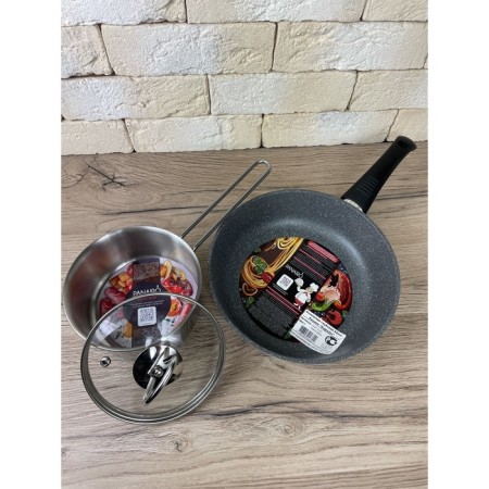Set of dishes Panairo Sogretta, with a lid-7