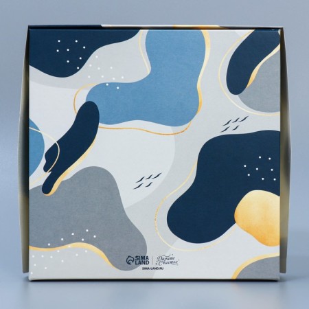 Confectionery packaging, boxing box "Present", 20 x 20 x 4 cm-3