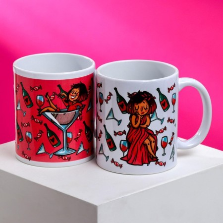 Mugs for two “What are you choosing today?”, 2 pcs., 350 ml-2