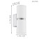 Bra Passa, 2x4W GU10, 3200K, 500LM, chromium color