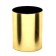 A glass for dental brushes, 9x7.2x7.2 cm, gold
