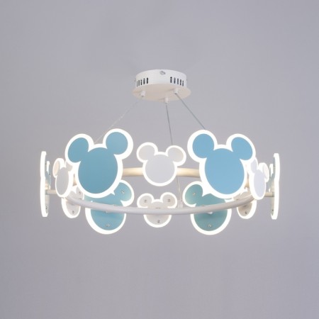 Mickey chandelier LED 36W 4000K blue 58x58x60cm-1
