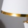 Elizabeth table lamp E27 40W white-gold 25x25x37 cm Risalux