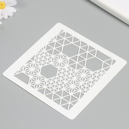 Stencil "Ornament" 15x15 cm-1