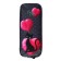 The pencil case is soft, 2 compartments, volumetric, 90 x 220 x 40 mm, Stavia "Black Cat" Gray86244