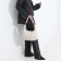 Load bag with lightning, external pocket, long belt, light-beige color