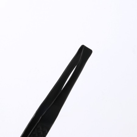 Direct, wide tweezers, 9 cm, black color-4