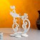 Wooden Kashpo 13.5 × 13 × 22 cm with 1 flask "ballerina", white give beautifully