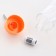 Animal drinkers, 750 ml, fastening-spring, orange